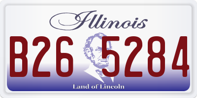 IL license plate B265284