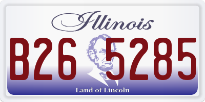 IL license plate B265285