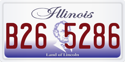 IL license plate B265286