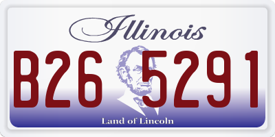 IL license plate B265291