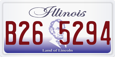 IL license plate B265294