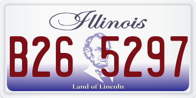 IL license plate B265297