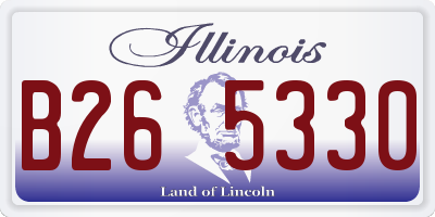 IL license plate B265330