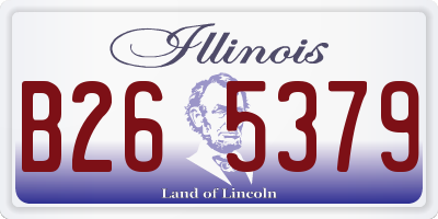 IL license plate B265379