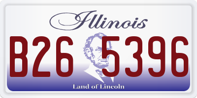 IL license plate B265396