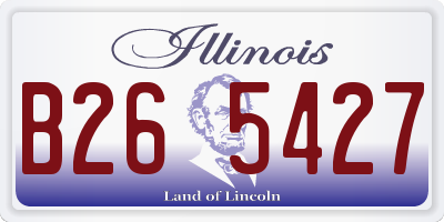 IL license plate B265427