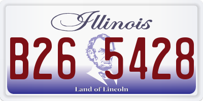 IL license plate B265428