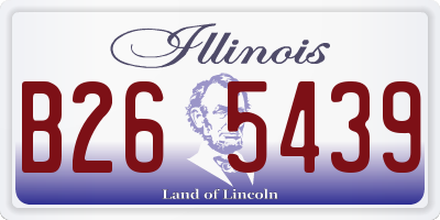 IL license plate B265439