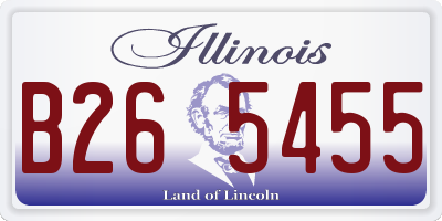 IL license plate B265455