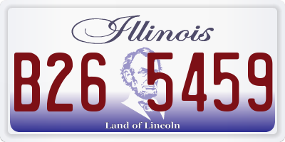 IL license plate B265459