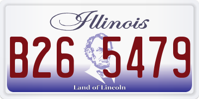 IL license plate B265479