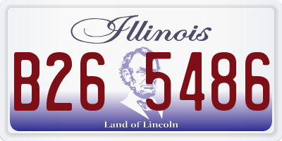 IL license plate B265486