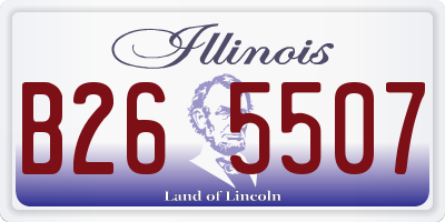 IL license plate B265507