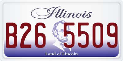 IL license plate B265509