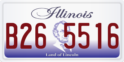 IL license plate B265516