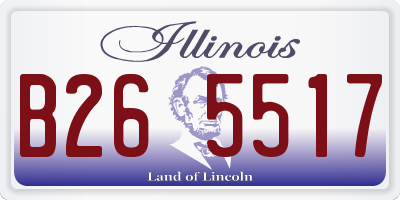IL license plate B265517