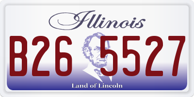 IL license plate B265527