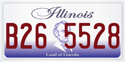 IL license plate B265528