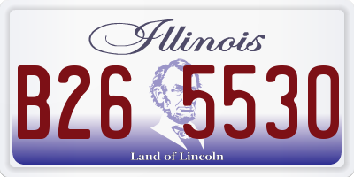 IL license plate B265530