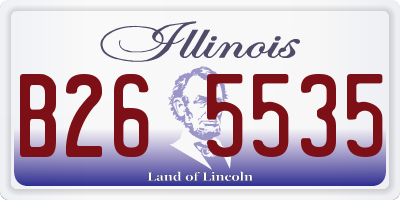 IL license plate B265535