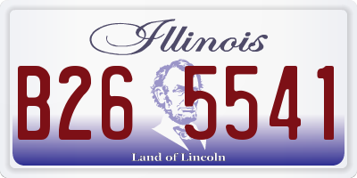 IL license plate B265541
