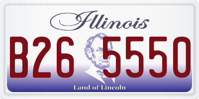 IL license plate B265550