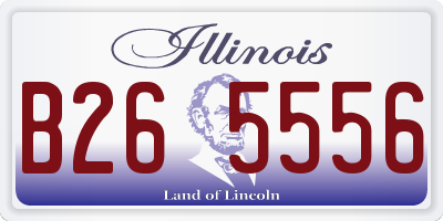 IL license plate B265556