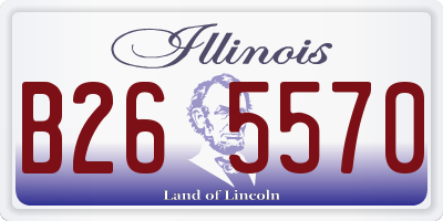 IL license plate B265570