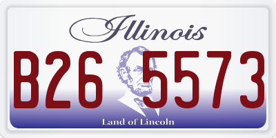 IL license plate B265573