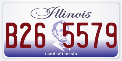 IL license plate B265579