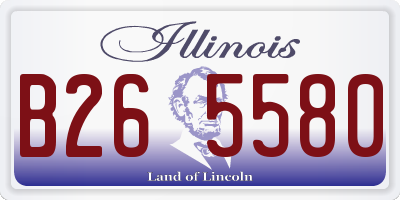 IL license plate B265580