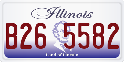 IL license plate B265582