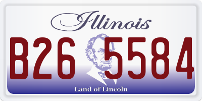 IL license plate B265584