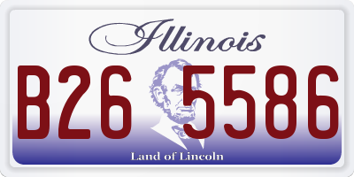 IL license plate B265586