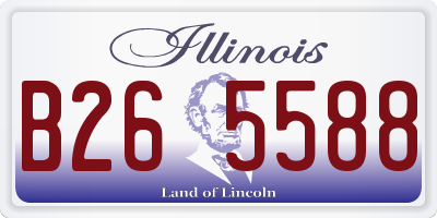 IL license plate B265588