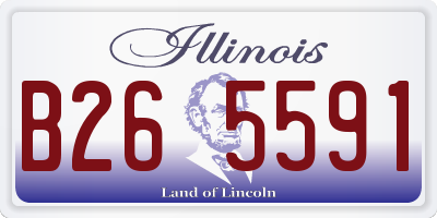 IL license plate B265591