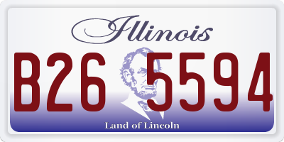 IL license plate B265594