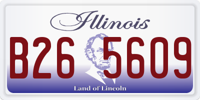 IL license plate B265609