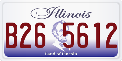 IL license plate B265612