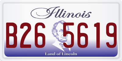IL license plate B265619