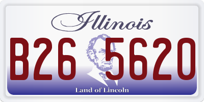 IL license plate B265620