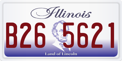 IL license plate B265621