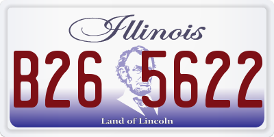 IL license plate B265622