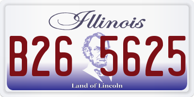 IL license plate B265625