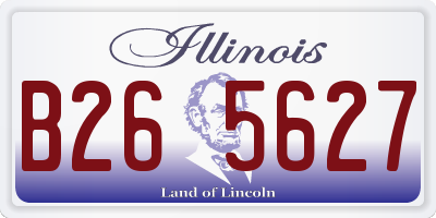 IL license plate B265627