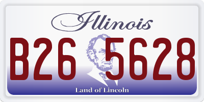 IL license plate B265628