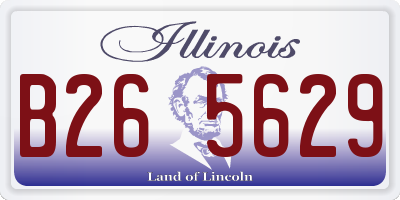IL license plate B265629