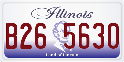 IL license plate B265630