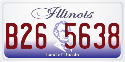 IL license plate B265638