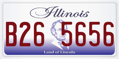 IL license plate B265656